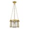 Z-Lite Cape Harbor Pendant, 1-Light, 13 In.W x 9 In.H, Rubbed Brass/Water hammered 7503P13-RB - alternate 5